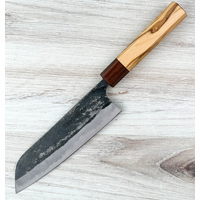 Visit Nakamura Blue #1 Santoku 165mm