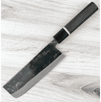 Visit Nakamura Blue #2 Nakiri 165mm Bog Oak
