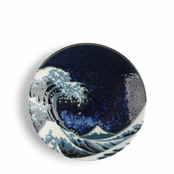Namako Blue Great Wave Plate 4.75 Inch