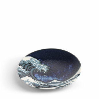 Namako Blue Great Wave Plate 4.75 Inch
