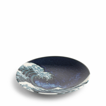 Namako Blue Great Wave Plate 4.75 Inch