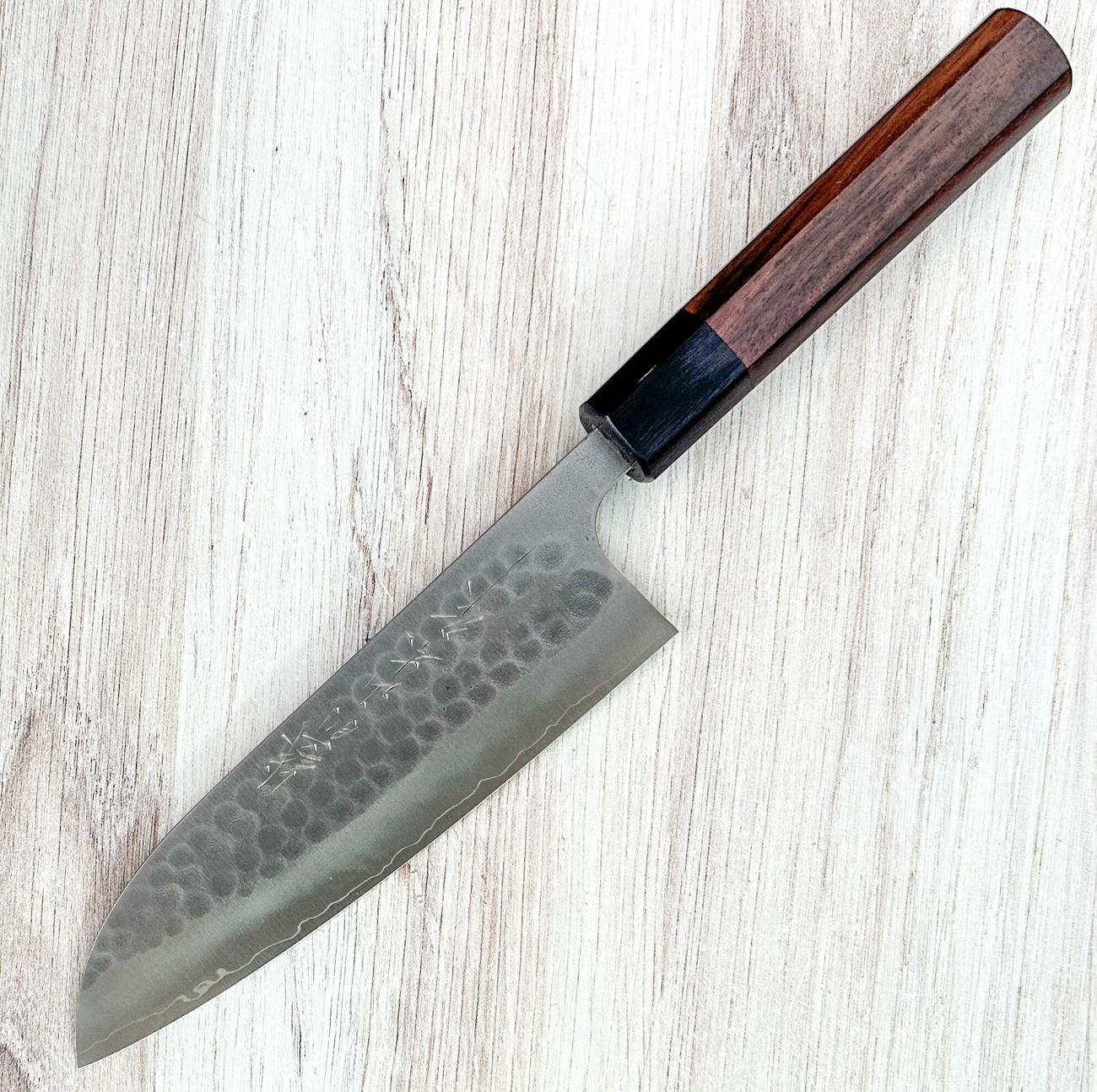 Nao Yamamoto Ginsan Hammered Santoku 165mm|Echizen|CKTG Nao Yamamoto Ginsan Hammered Santoku 165mm|Echizen|CKTG