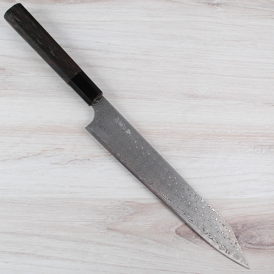 Nigara Anmon SG2 Damascus Sujihiki 240mm - Used and Returned