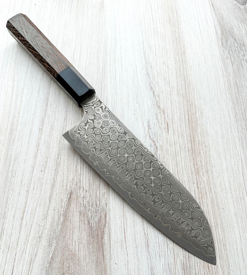 Nigara SG2 Damascus Santoku 170mm|Chef Knives To Go