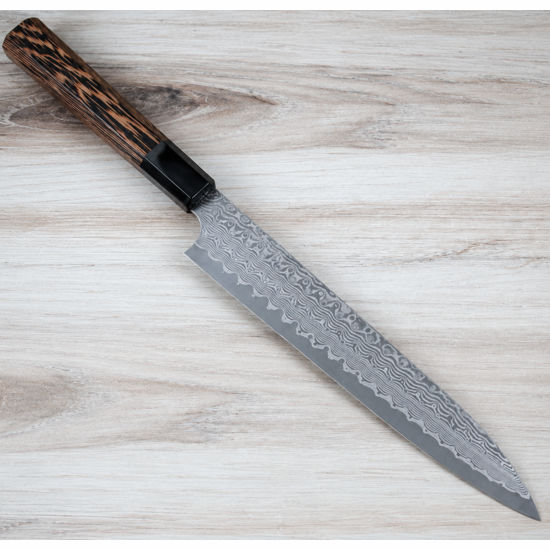 Nigara Anmon SG2 Damascus Sujihiki 225mm