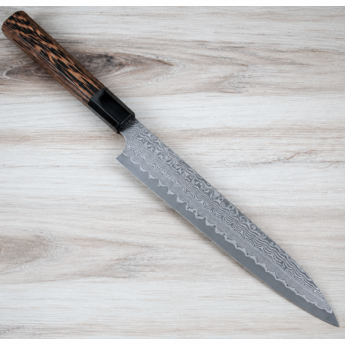 Nigara Anmon SG2 Damascus Sujihiki 225mm