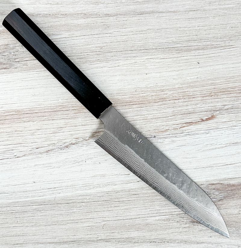 Nigara VG10 Tsuchime Damascus Petty 150mm|Aomori|CKTG