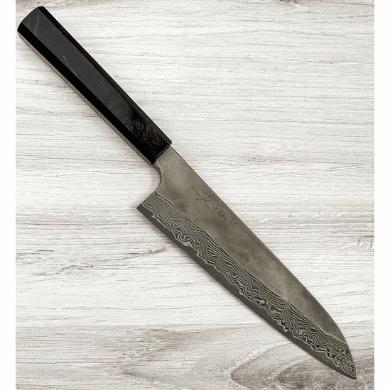 Nigara Silver 3 Damascus Gyuto 210mm