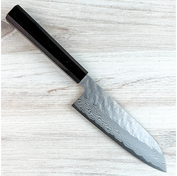 Nigara VG10 Tsuchime Damascus Santoku 170mm