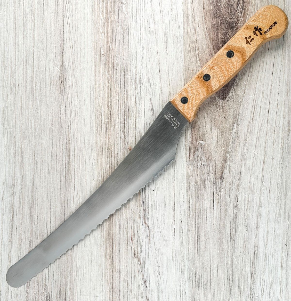 Nisaku Wave Bread Knife 300mm|Chef Knives To Go