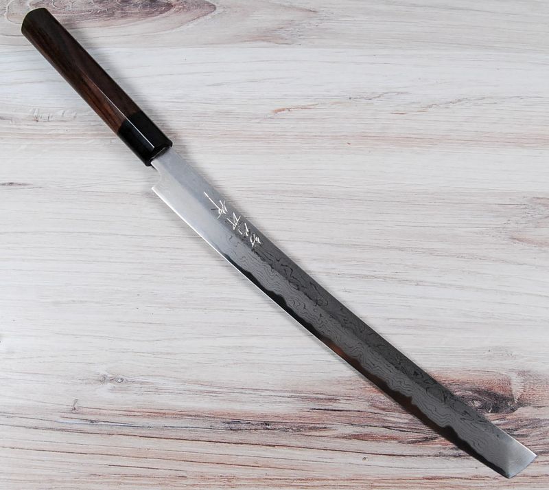 OP02-６カ国 Takuhee タクヒ (ノーマル) Okada White #2 Takobiki 270mm|Double Bevel Slicer