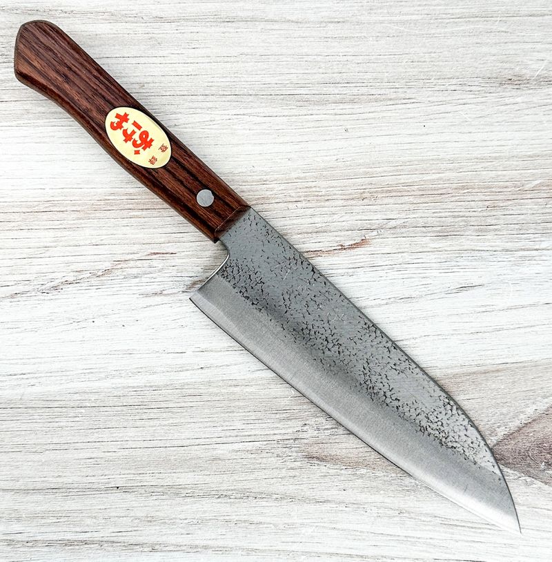 saikoro様 ナチュラル、オークル Okeya Blue #2 Santoku 160mm Western