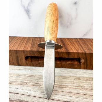 Oyster Knife with Wood Handle