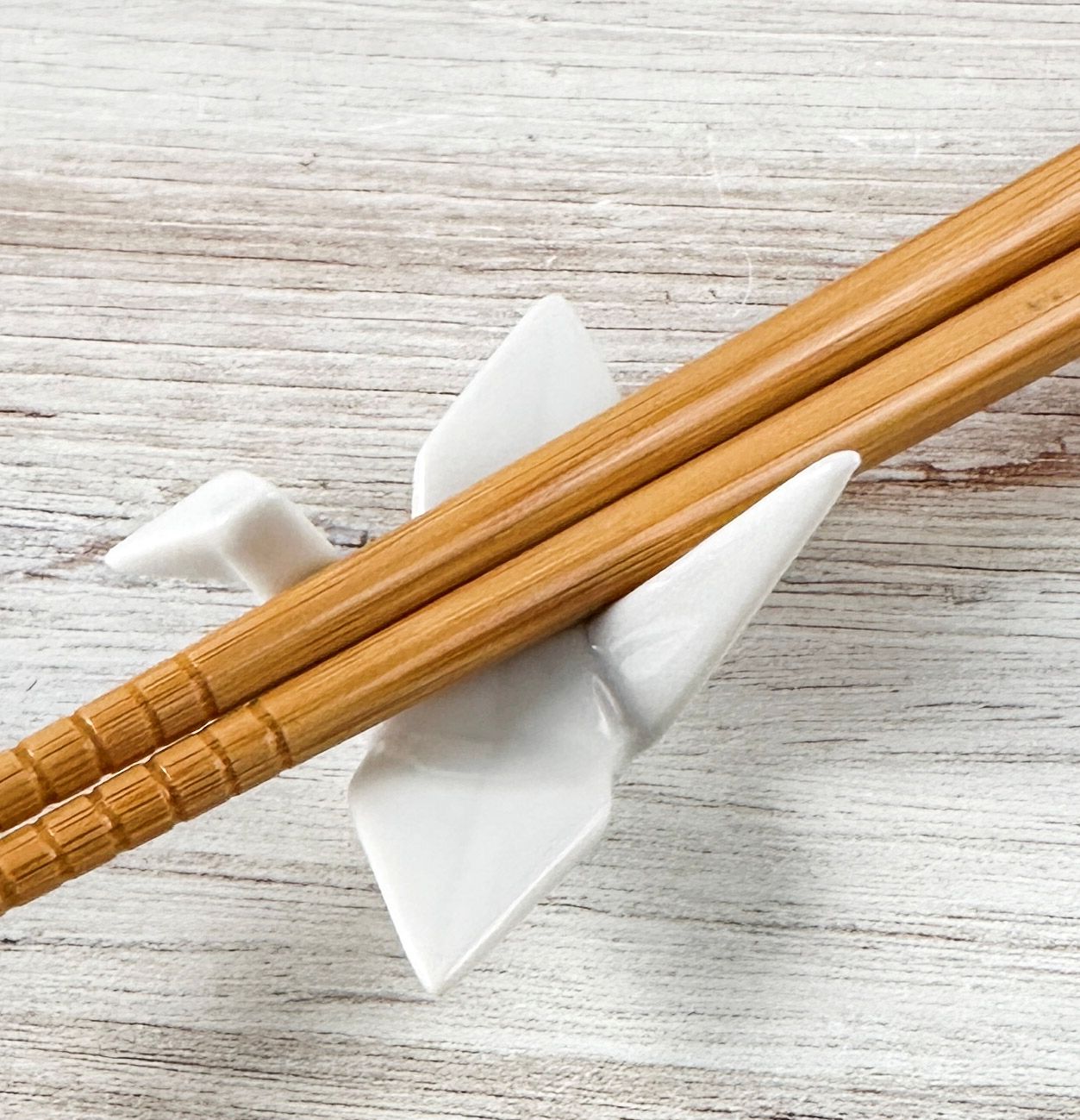 Ceramic Crane Chopsticks Holder|Japanese Table