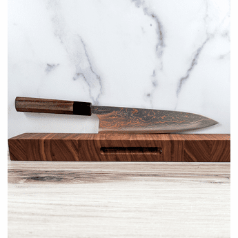 Saji Rainbow Blue #2 Damascus Wa Gyuto 210mm