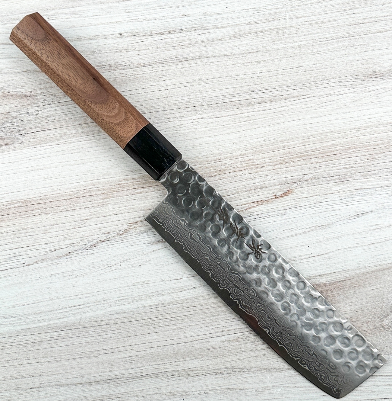 Takayuki VG10 Hammered Damascus Wa Nakiri 160mm|CKTG