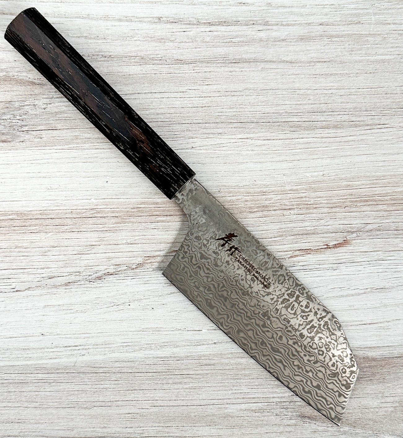 Takayuki Coreless Damascus Tank Small|VG10 VG2