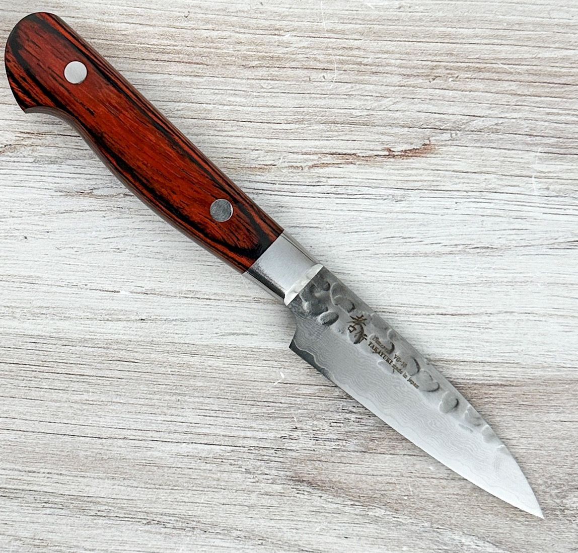 Takayuki VG10 Hammered Damascus Petty 80mm|CKTG