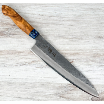 Sentan SLD Nashiji Gyuto 210mm Blue