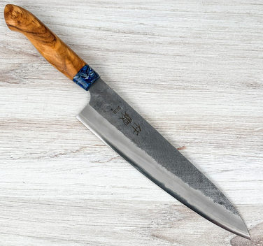 Visit Sentan SLD Nashiji Gyuto 210mm Blue