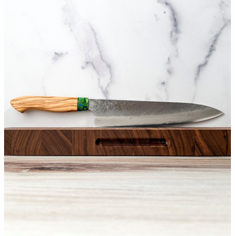 Sentan SLD Nashiji Gyuto 210mm Green