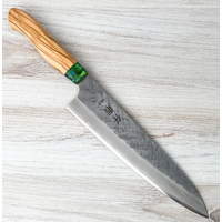 Visit Sentan SLD Nashiji Gyuto 210mm Green