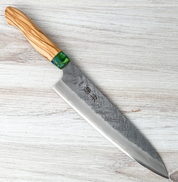 Visit Sentan SLD Nashiji Gyuto 210mm Green