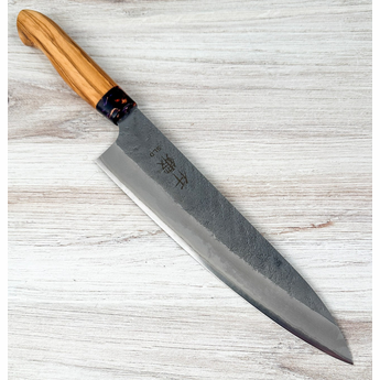 Sentan SLD Nashiji Gyuto 210mm Purple