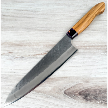 Sentan SLD Nashiji Gyuto 210mm Purple