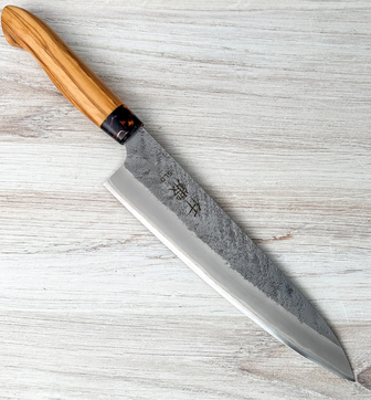 Visit Sentan SLD Nashiji Gyuto 210mm Purple-Gold