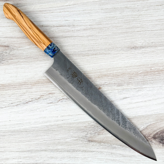 Sentan SLD Nashiji Gyuto 240mm Blue