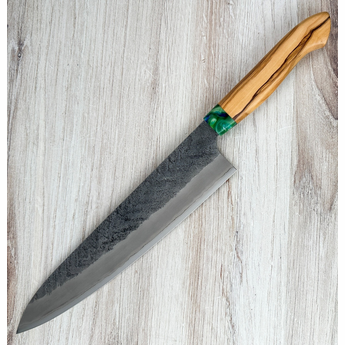 Sentan SLD Nashiji Gyuto 240mm Green
