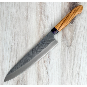 Sentan SLD Nashiji Gyuto 240mm Purple