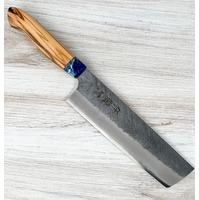 Visit Sentan SLD Nashiji Nakiri 165mm Blue