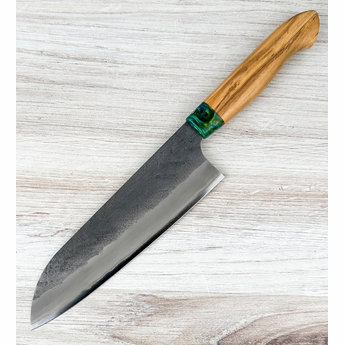 Sentan SLD Nashiji Santoku 180mm Green