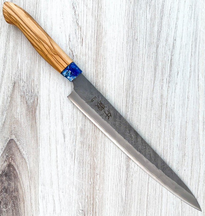 Sentan SLD Nashiji Sujihiki 240mm|Blue