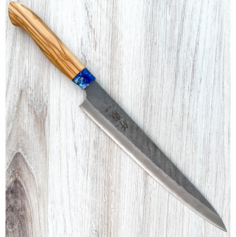 Sentan SLD Nashiji Sujihiki 240mm Blue