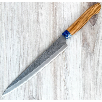 Sentan SLD Nashiji Sujihiki 240mm Blue