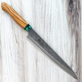 Sentan SLD Nashiji Sujihiki 240mm Green