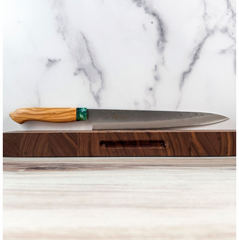 Sentan SLD Nashiji Sujihiki 240mm Green