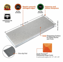 Visit Sharpal Dual-Grit Diamond Sharpening Stone w/ Angle Guide 220/600 Grit