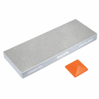 Sharpal Dual-Grit Diamond Sharpening Stone w/ Angle Guide, 325/1000 Grit