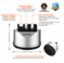 Sharpal Knife and Scissors Sharpener with Suction Cup