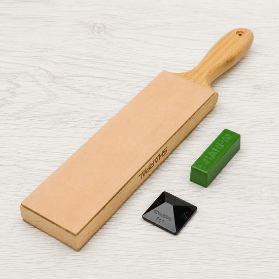 Sharpal Leather Honing Strop with Compound