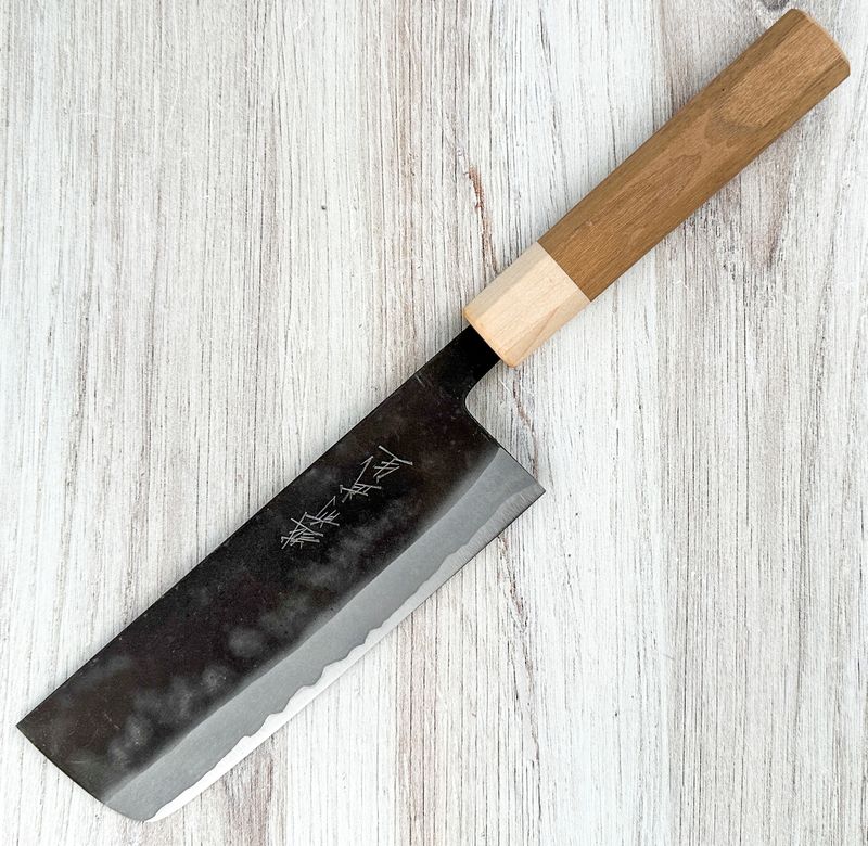 kamo様 Shiro Kamo Aogami Super Nakiri 165mm