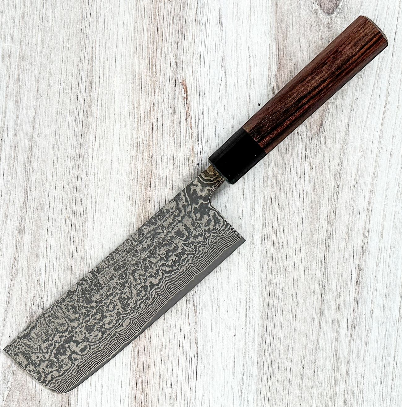 Shiro Kamo SG2 Damascus Nakiri 165mm â”‚ Chef Knives To Go
