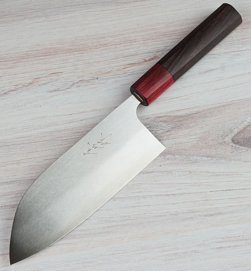 希少美品SOMABITO kakurega2 shiro-kamo-santoku-150mm-sg2-
