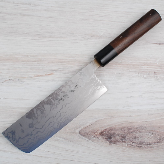 Shiro Kamo White #2 Nakiri 165mm - Flawed Handle