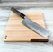 Small Self Standing Hinoki Cutting Board 8.7 x 8.7 x 0.5 inches