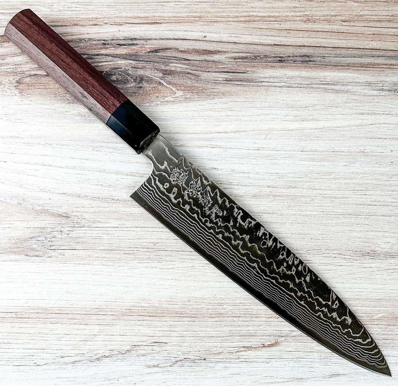 Sukenari ZDP189 Damascus Gyuto 240mm